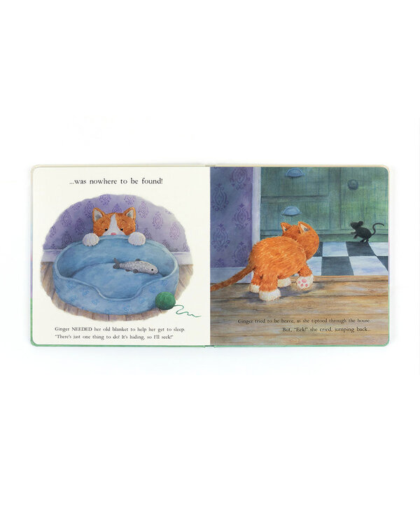 Jellycat Inc. Ginger, the Courageous Kitten Book