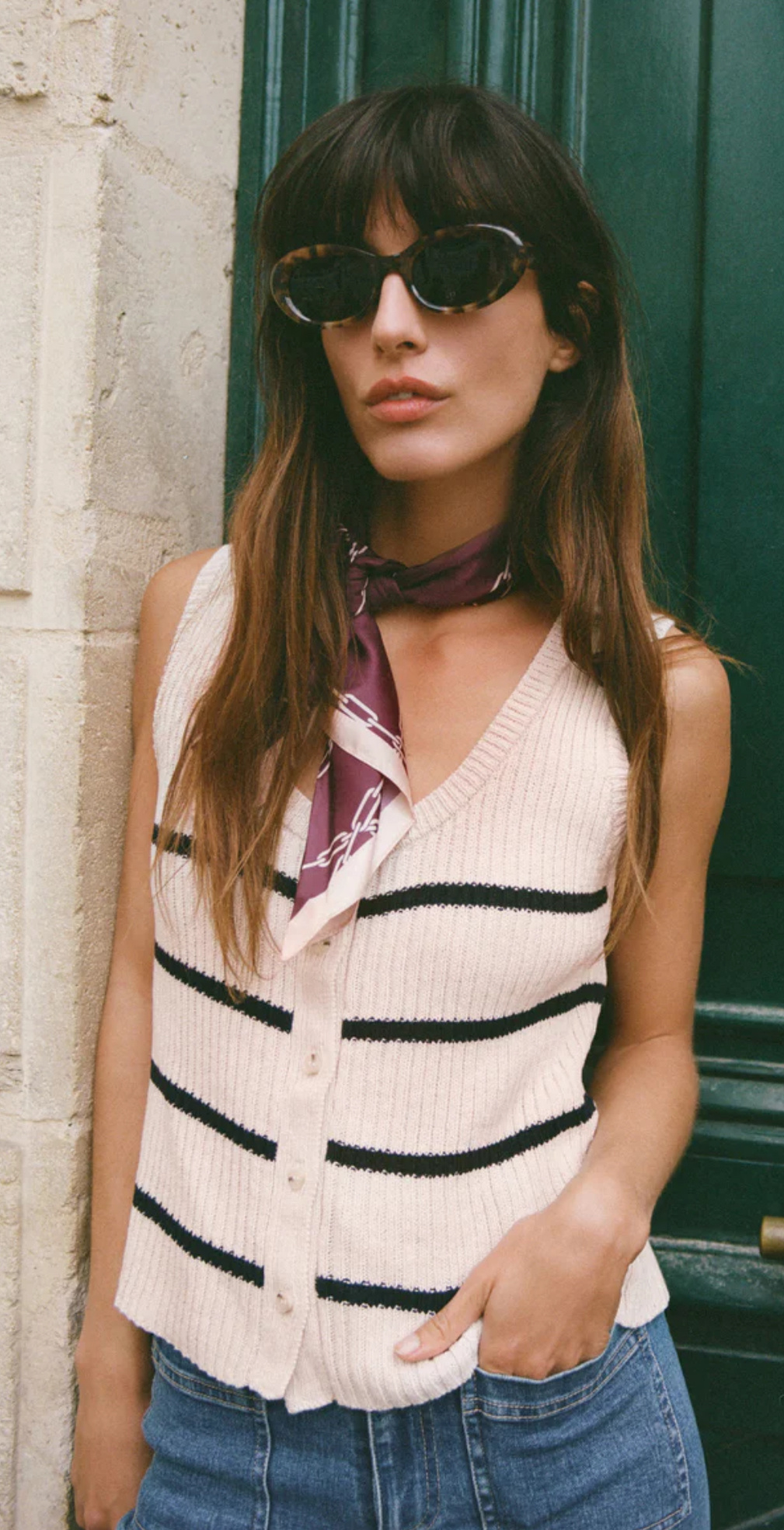 Z Supply Sycamore Stripe Sweater Vest