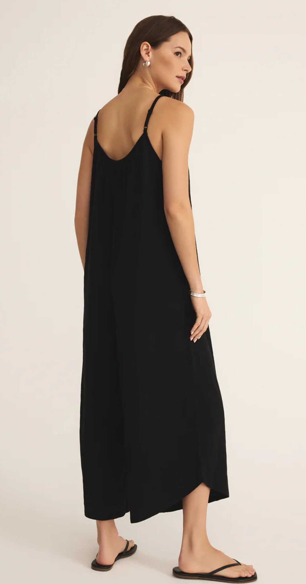 Z Supply Textured Flared Jumpsuit