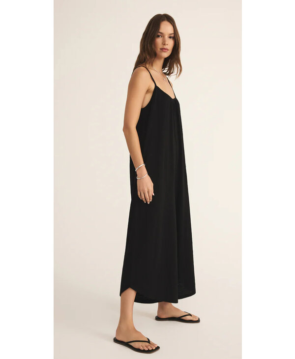 Z Supply Textured Flared Jumpsuit