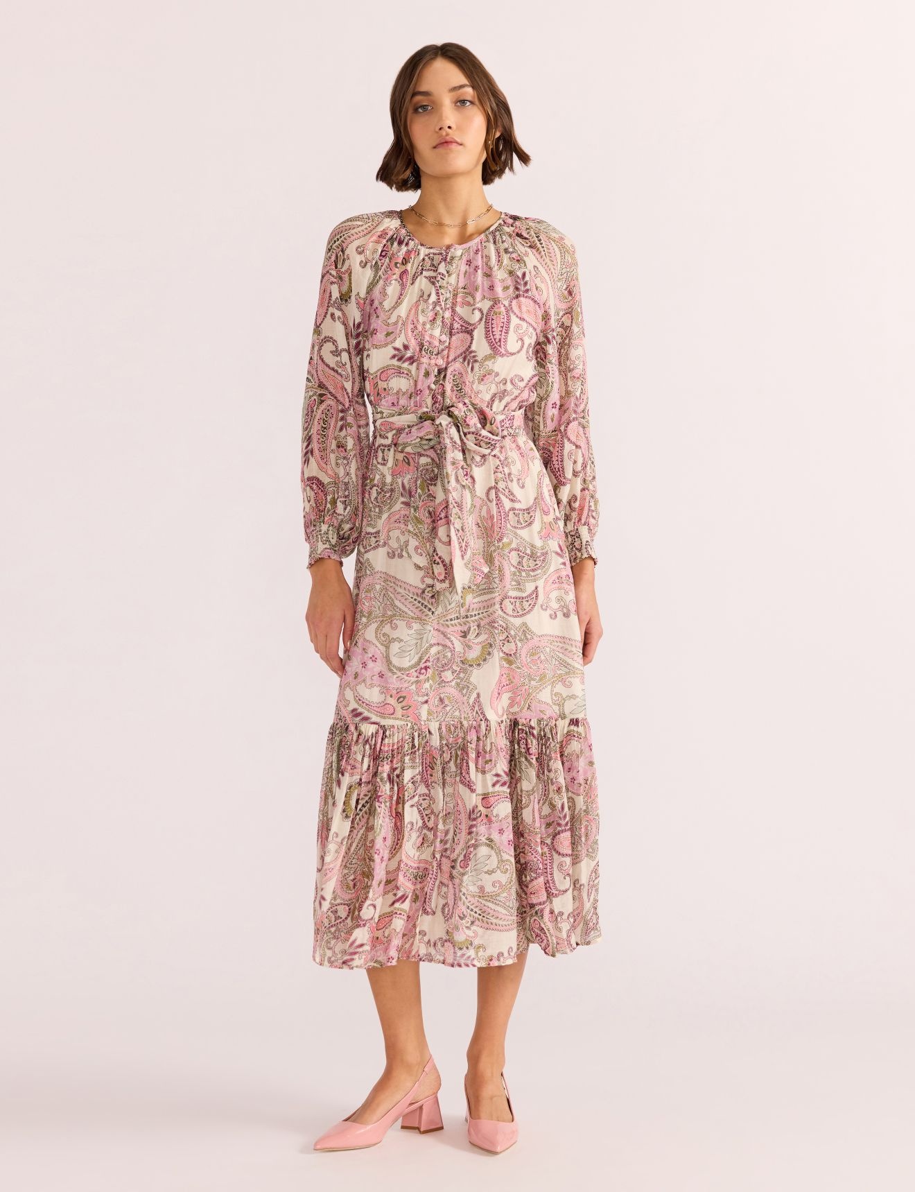 Mink Pink Cadence Midi Dress