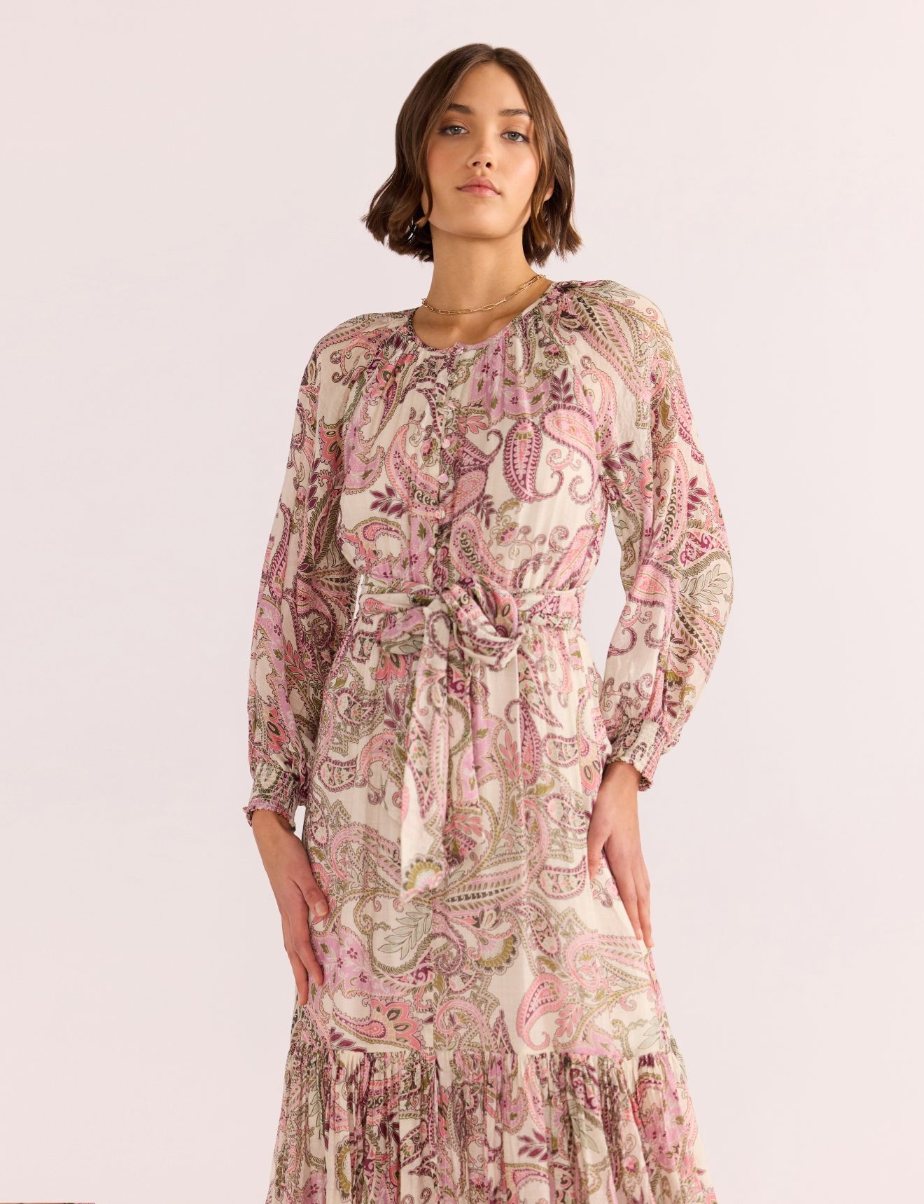 Mink Pink Cadence Midi Dress