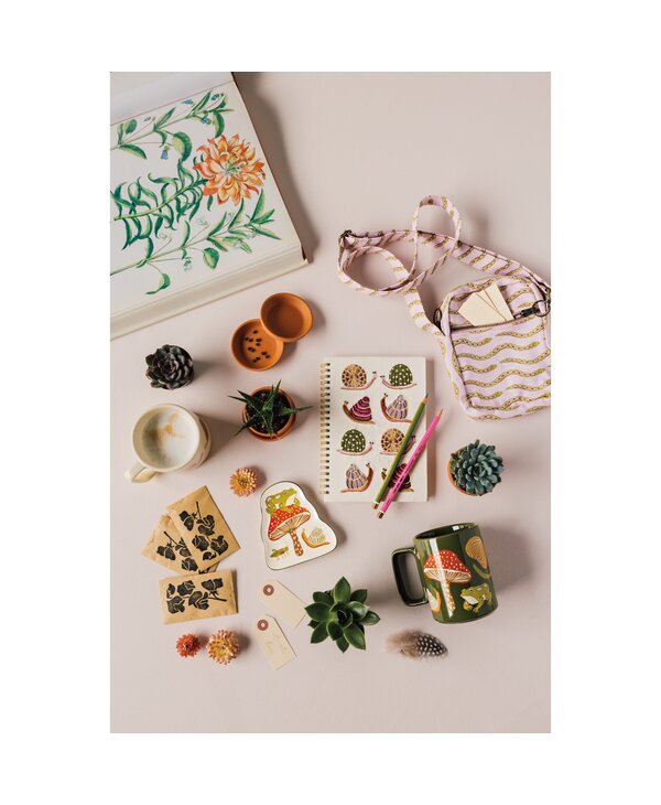Danica Gardenland Embroidered Notebook