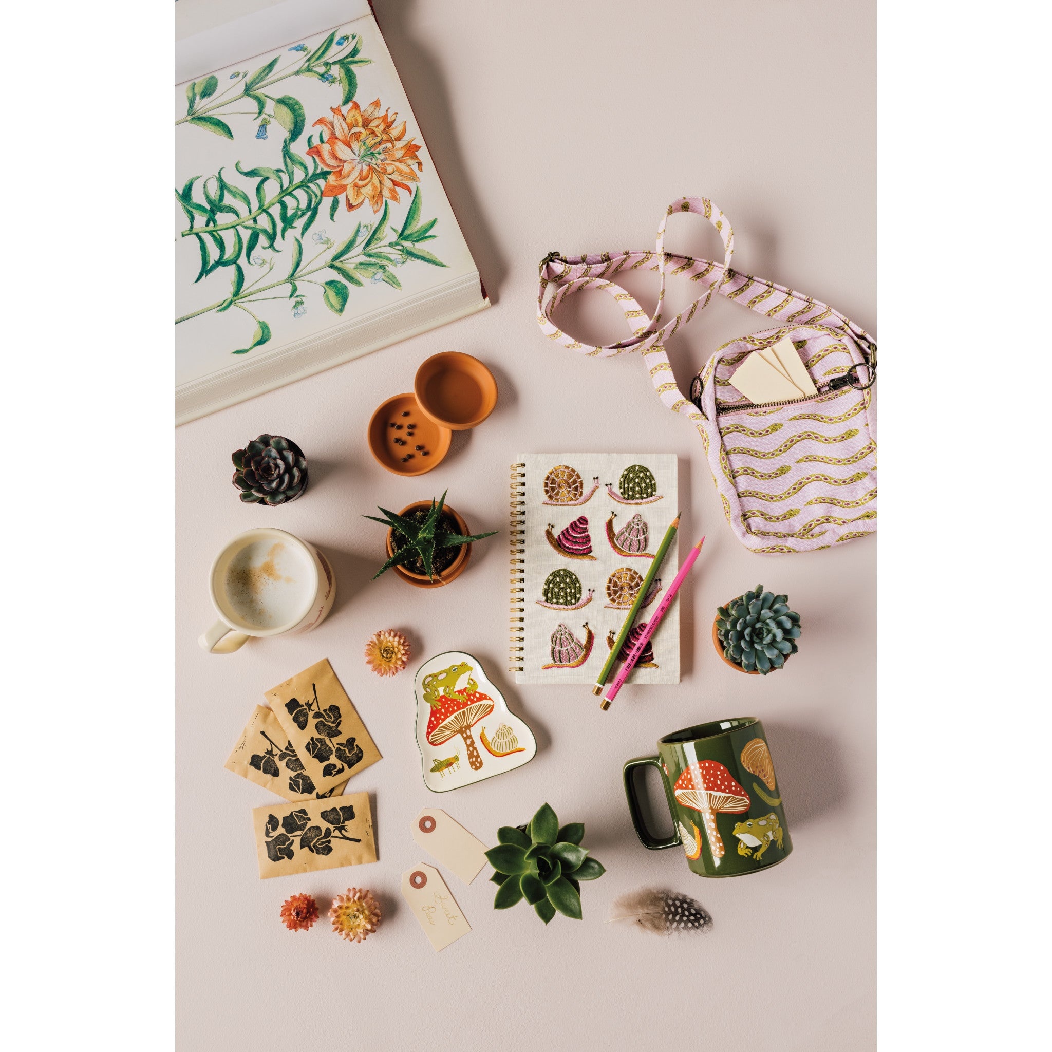 Danica Gardenland Embroidered Notebook