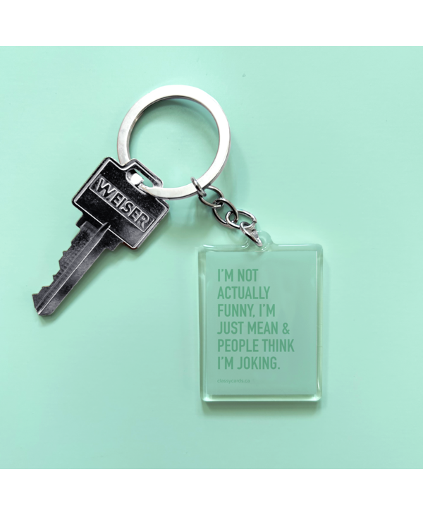 Classy Cards Sarcastic Keychains