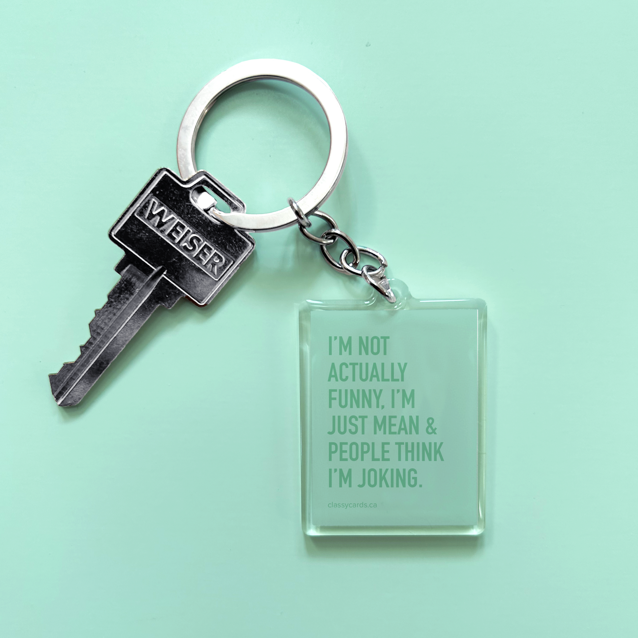 Classy Cards Sarcastic Keychains