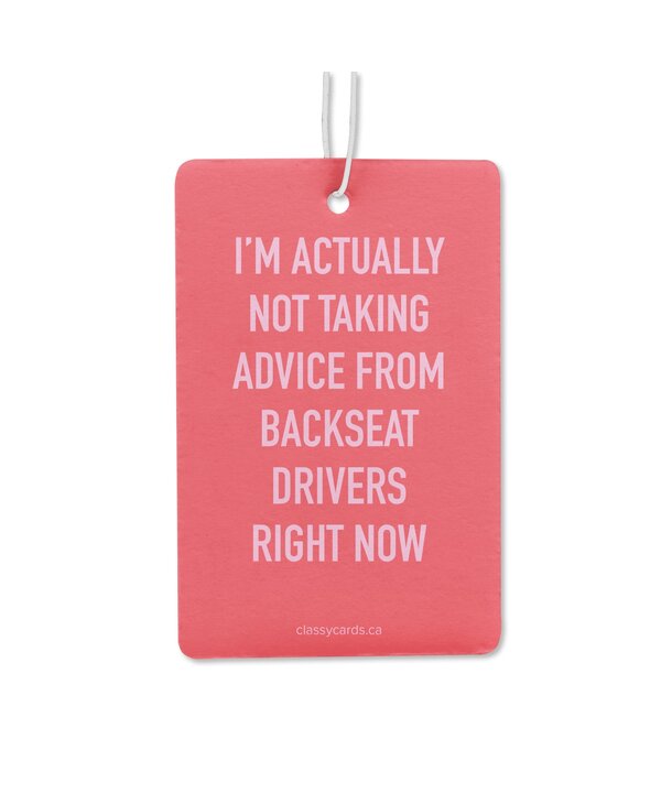 Classy Cards Sarcastic Air Fresheners