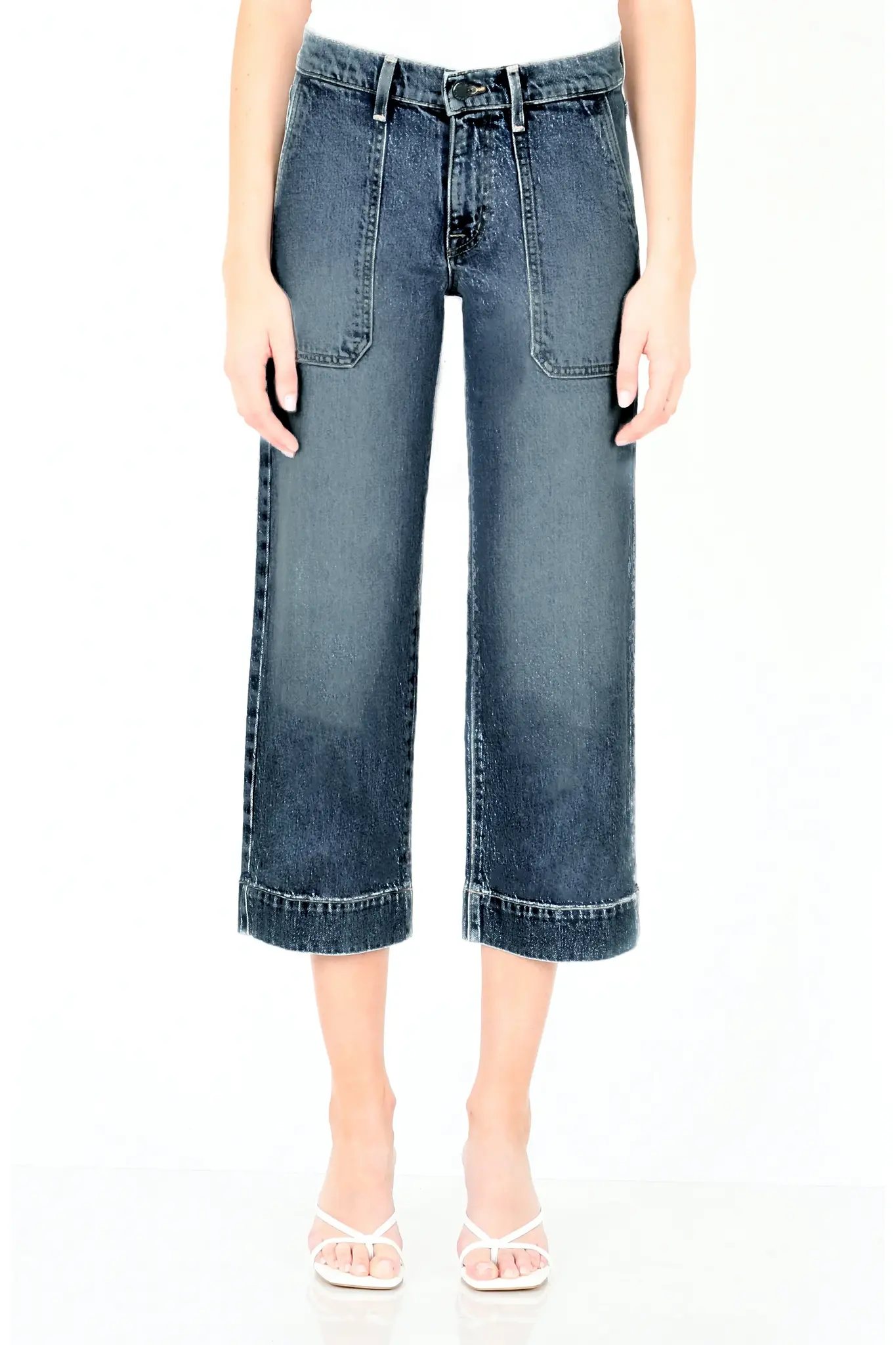 Modern American Farrah Crop, Boston Blue