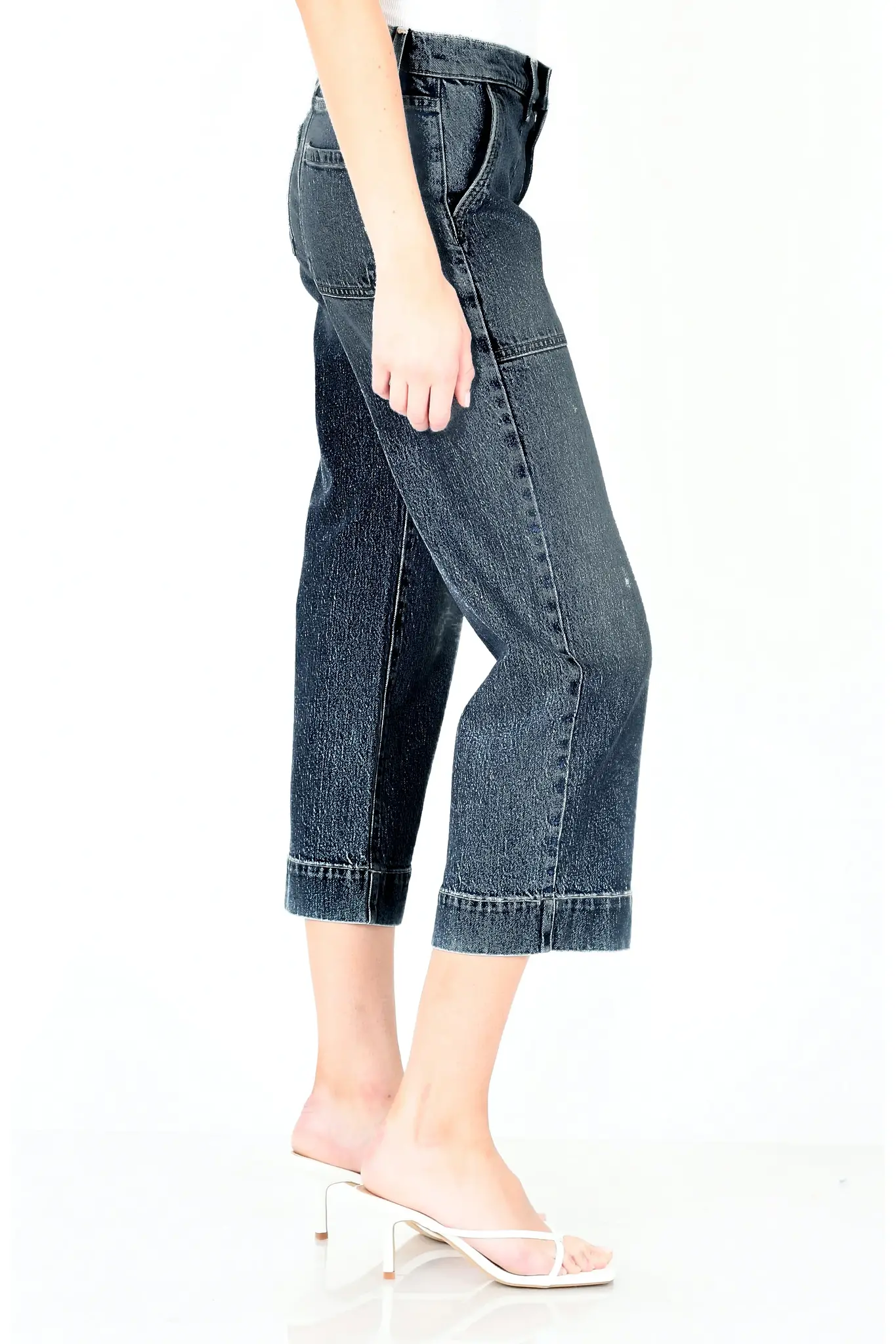 Modern American Farrah Crop, Boston Blue
