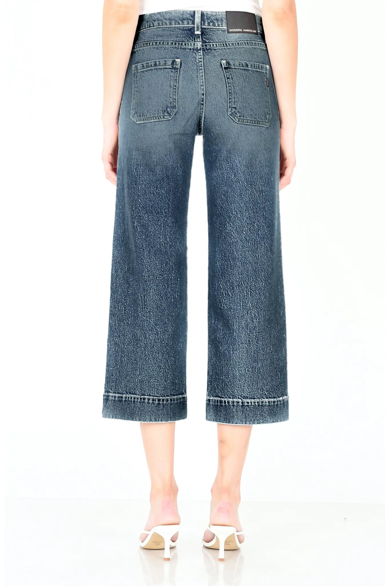 Modern American Farrah Crop, Boston Blue