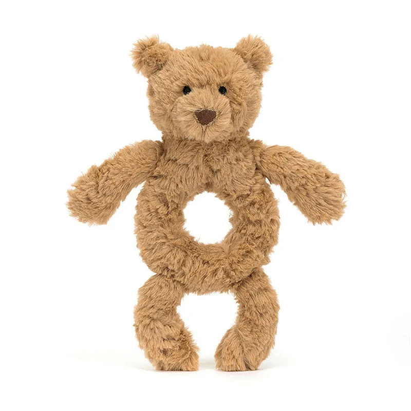 Jellycat Inc. Bartholomew Bear Ring Rattle