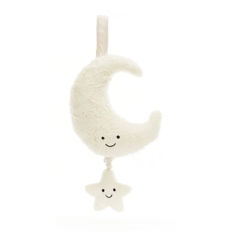 Jellycat Inc. Amuseables Moon Musical Pull