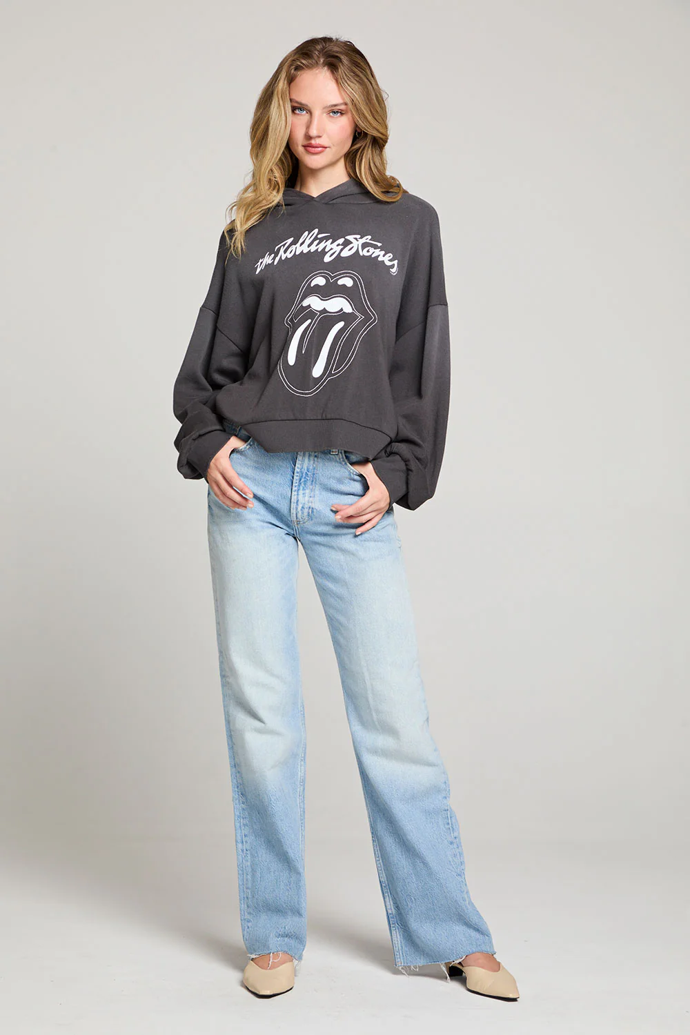 Chaser The Rolling Stones Stitched Pullover Hoodie