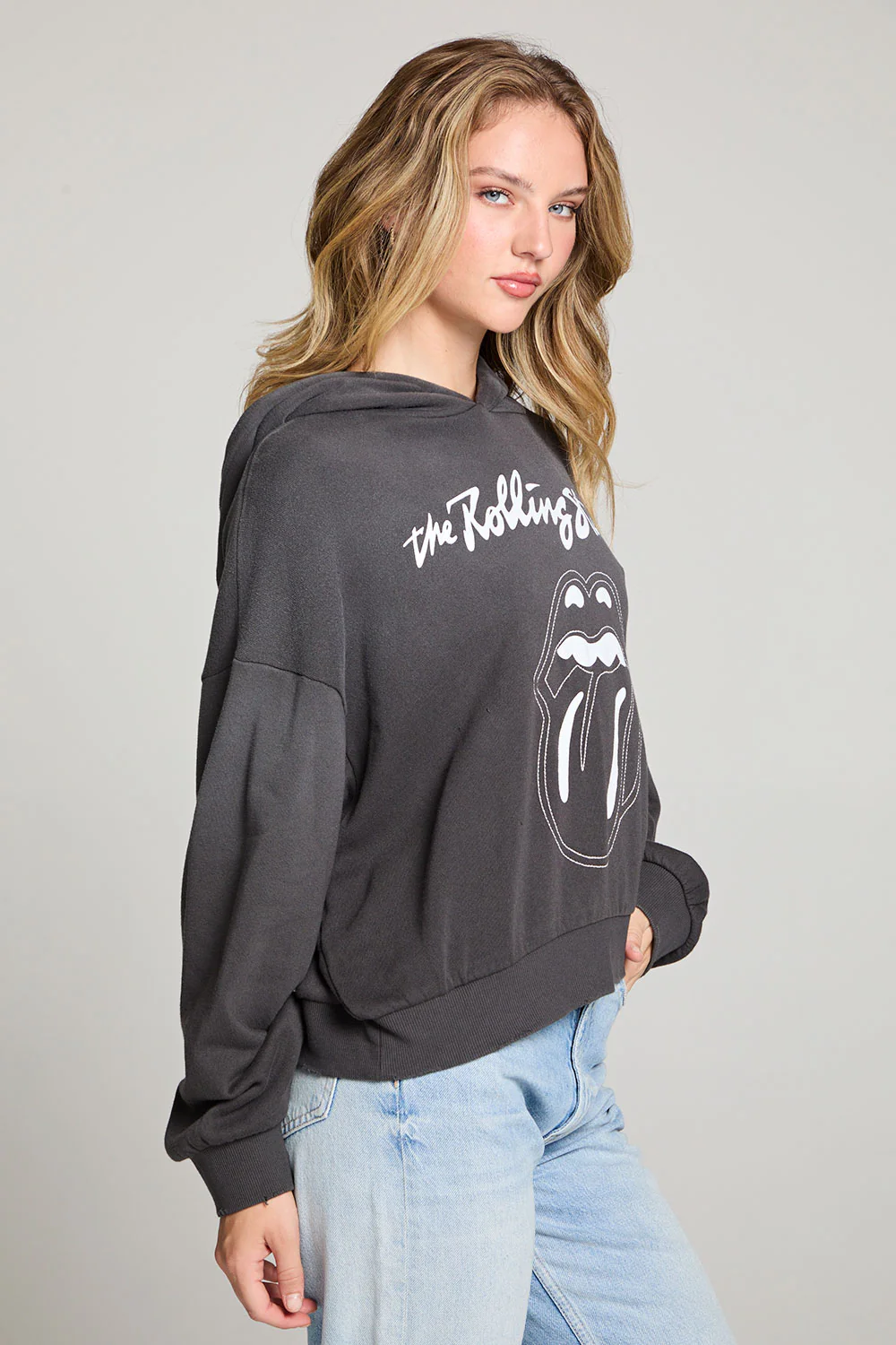 Chaser The Rolling Stones Stitched Pullover Hoodie