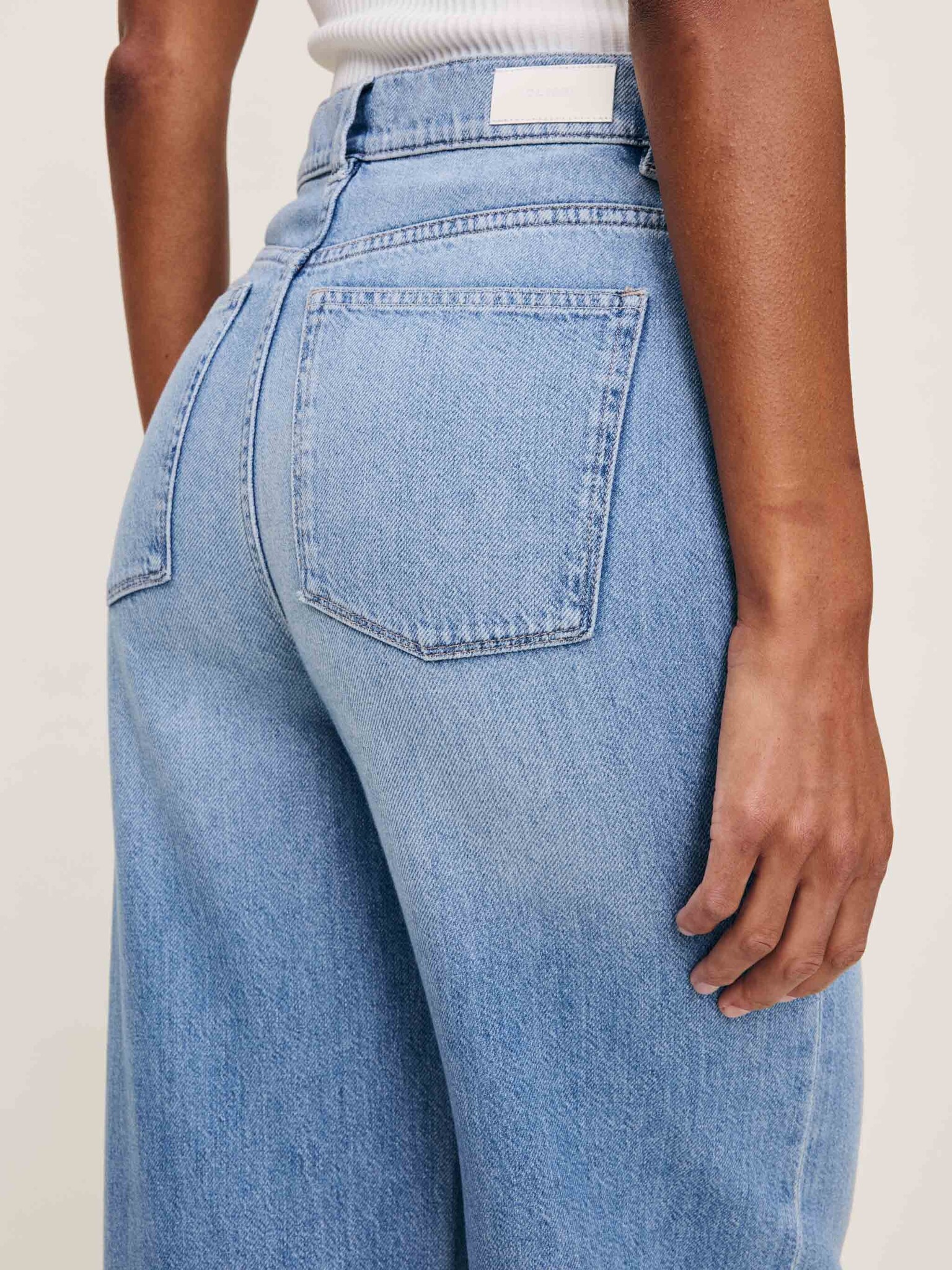 DL1961 Hepburn Wide Leg in River Bank