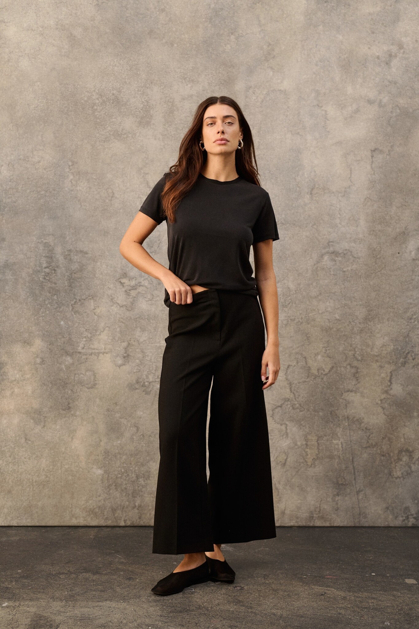 Soaked In Luxury SLCorinne Wide Cropped Pants
