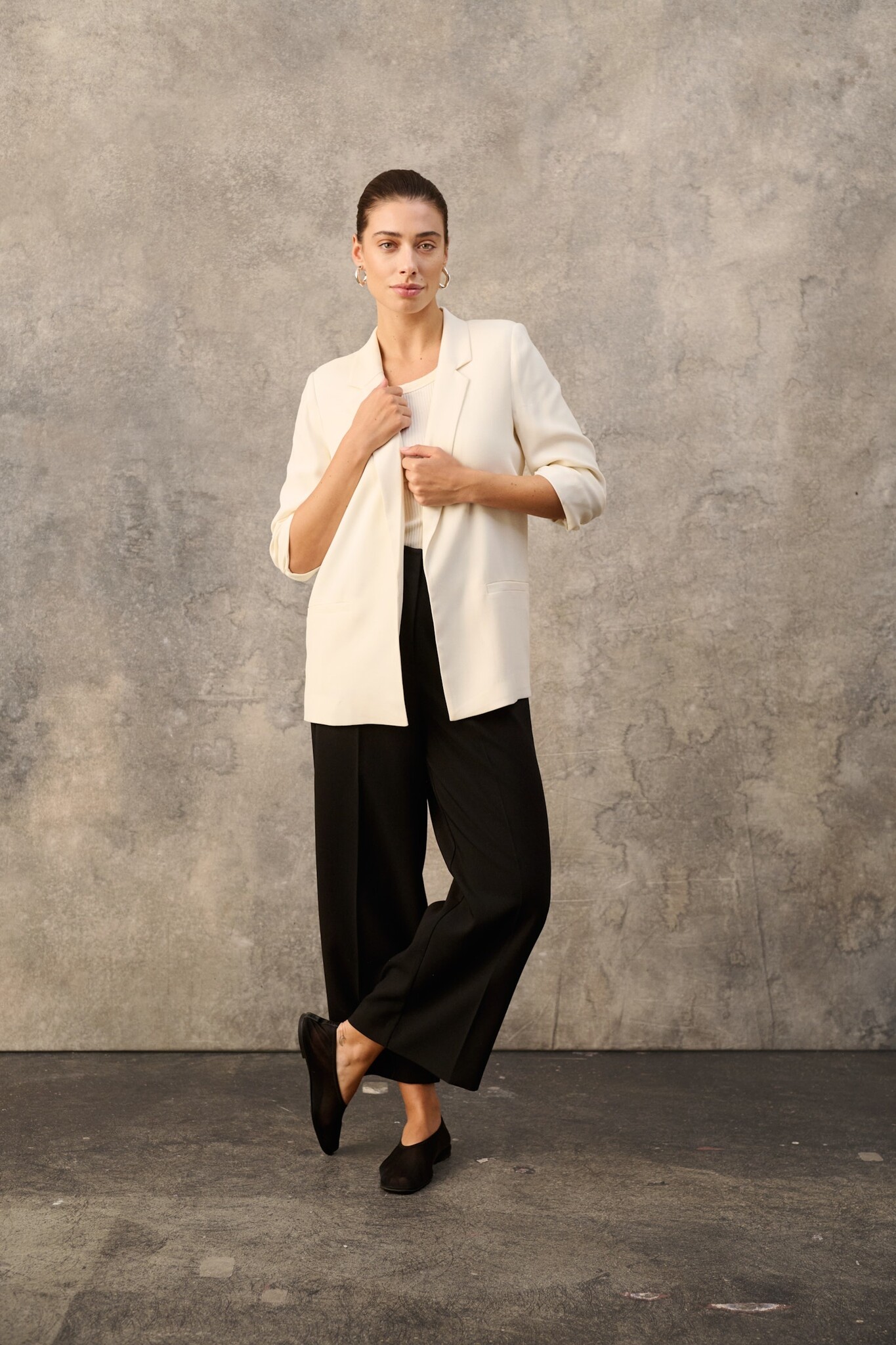 Soaked In Luxury SLCorinne Wide Cropped Pants