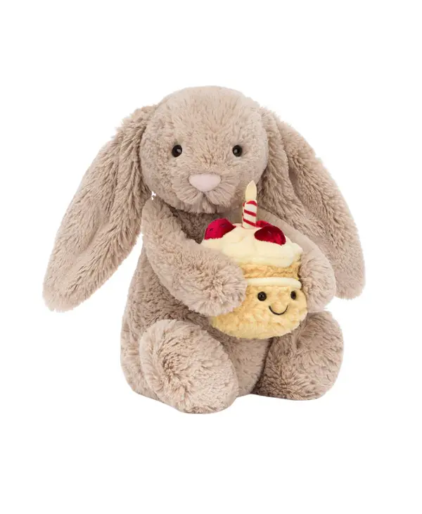 Jellycat Inc. Bashful Beige Bunny 'Birthday'