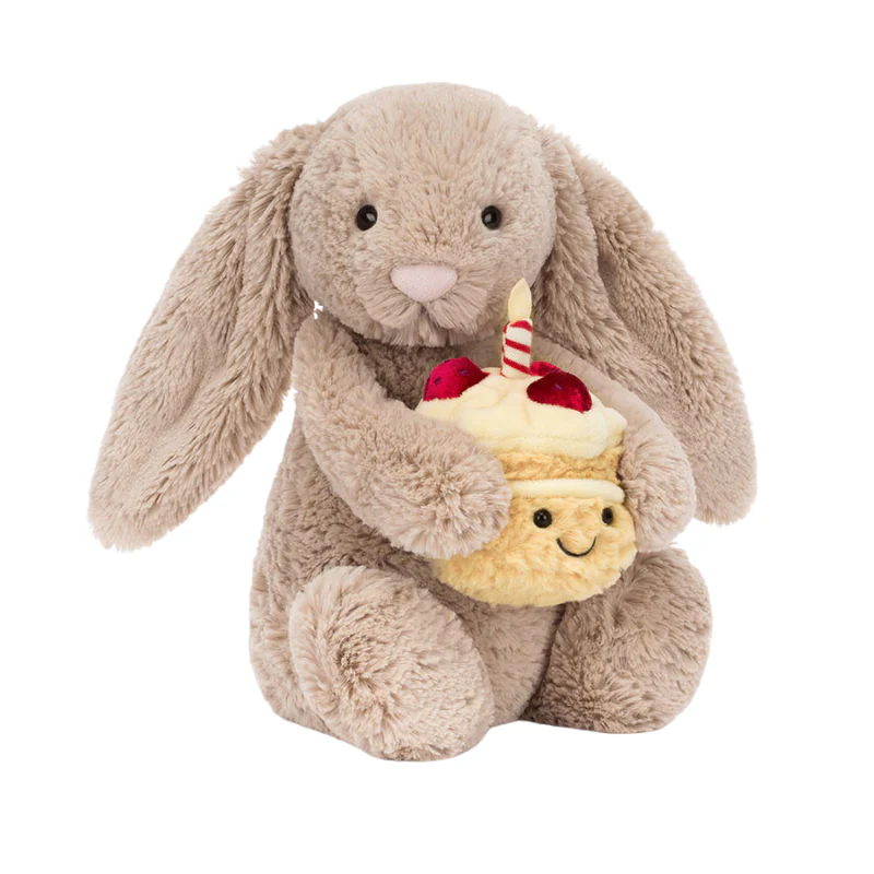 Jellycat Inc. Bashful Beige Bunny 'Birthday'