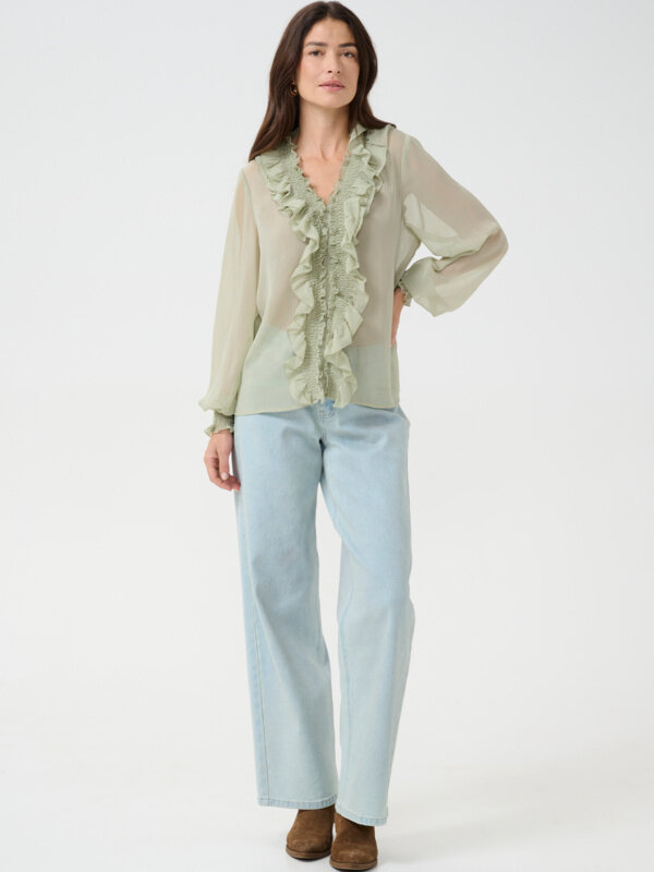 Cream CREmery Blouse