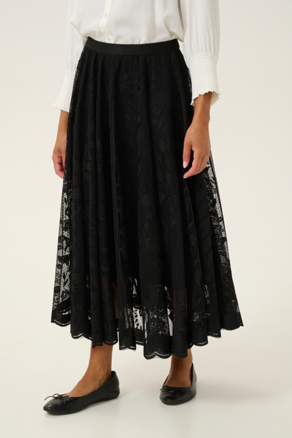 Cream CRLuanna Lace Skirt