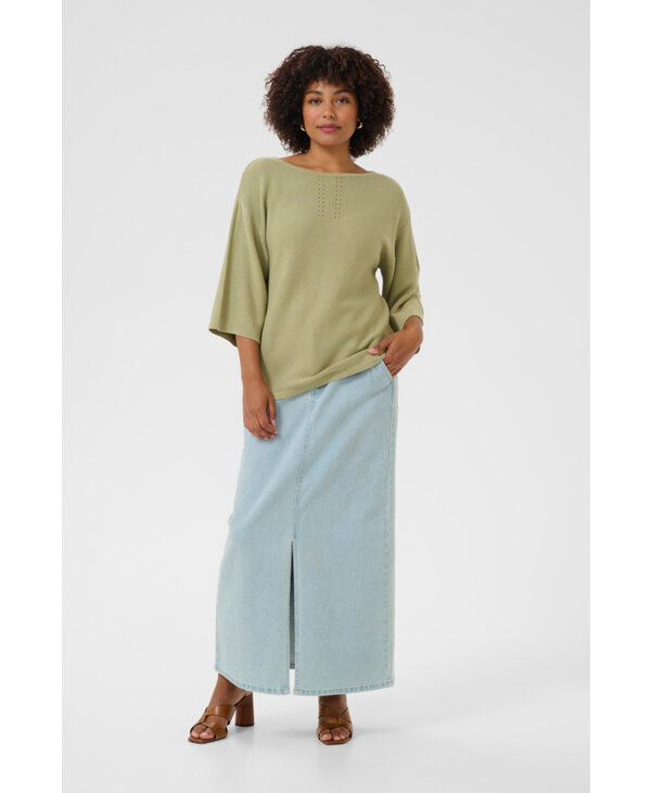 Cream CRSillar Loose Knit Blouse
