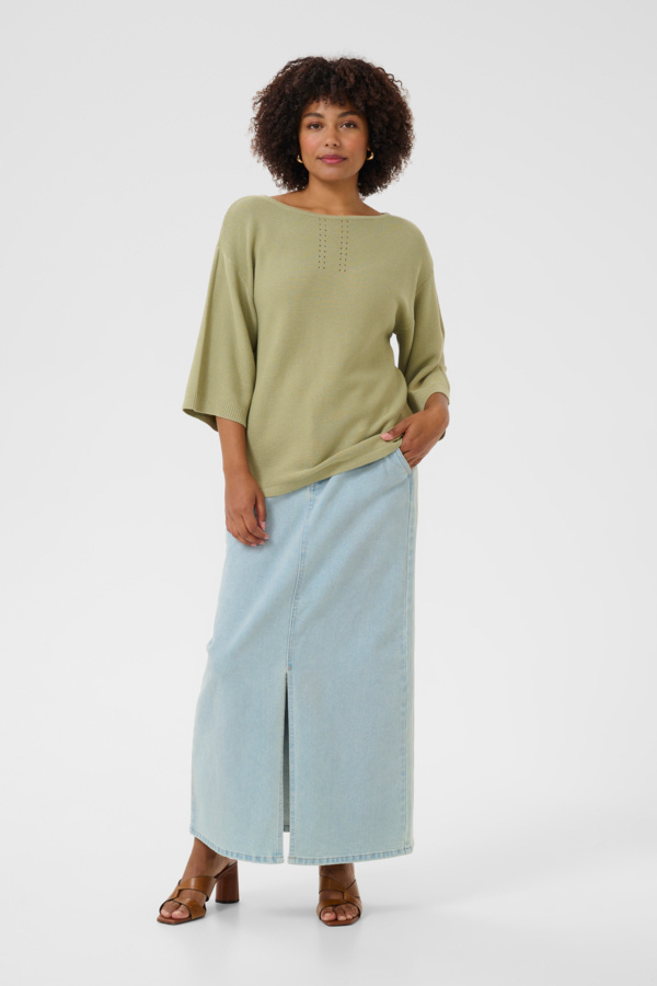 Cream CRSillar Loose Knit Blouse