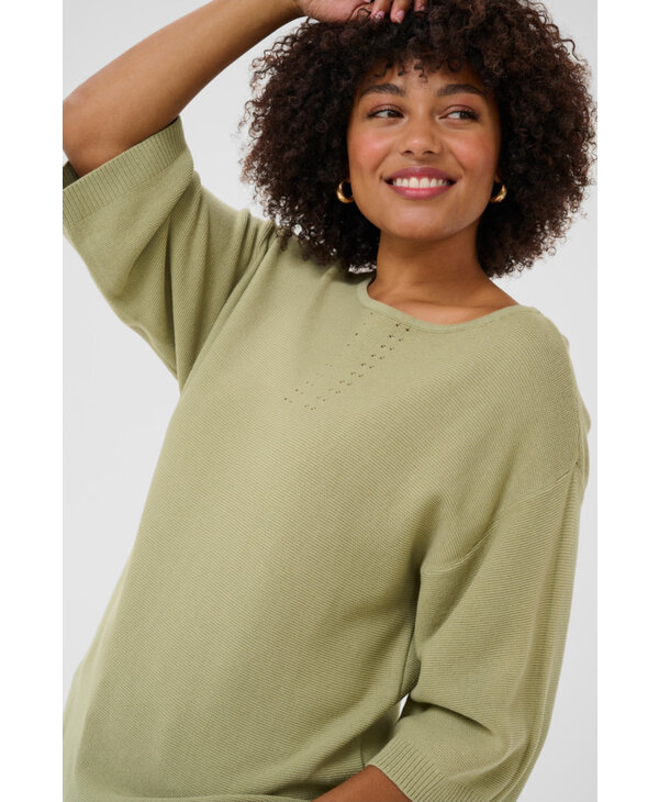 Cream CRSillar Loose Knit Blouse