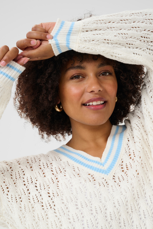 Cream CRPreps Knit Pullover