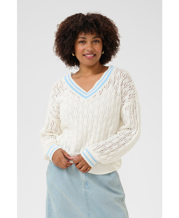 Cream CRPreps Knit Pullover
