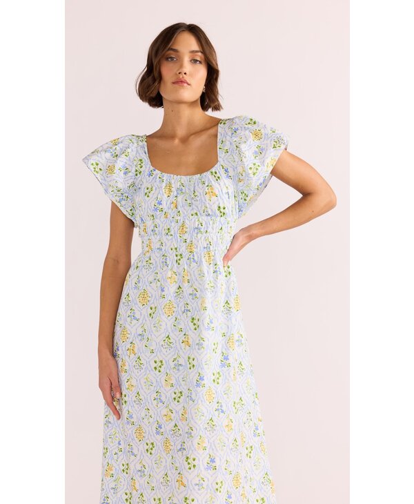 Mink Pink Meadow Flutter Midi Dress