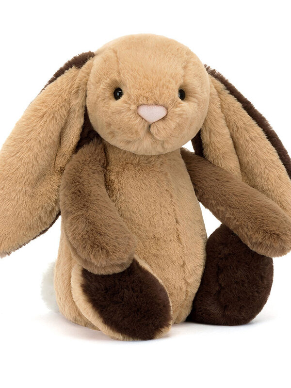 Jellycat Inc. Bashful Patchwork Brown Bunny Original