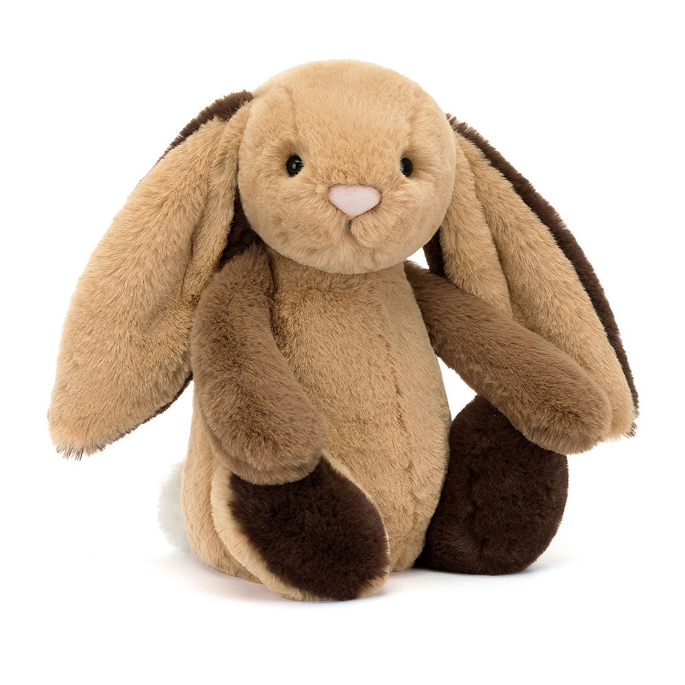 Jellycat Inc. Bashful Patchwork Brown Bunny Original