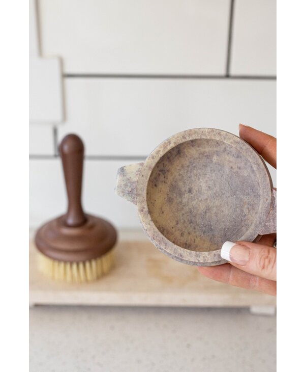 Luxe B Pampas Grass Soapstone Bowl