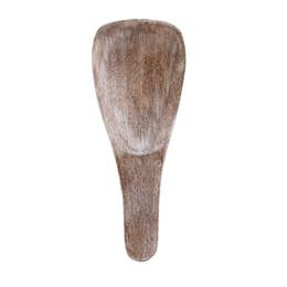 Luxe B Pampas Grass Washed Wood Spoon Rest
