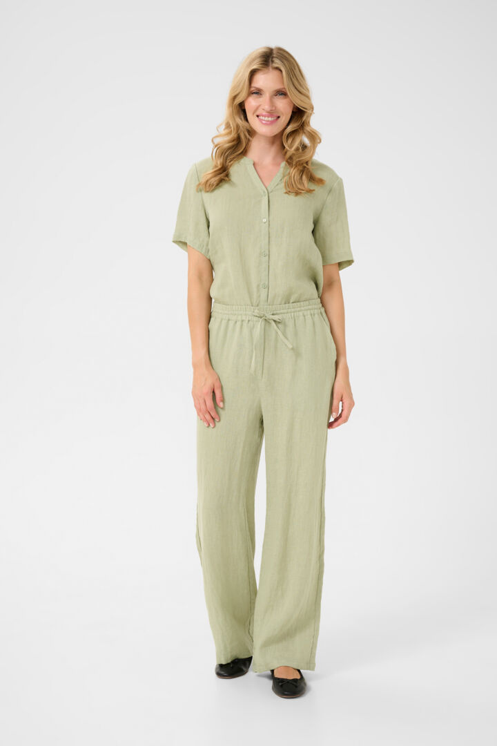 Cream CRBellis Linen Pant