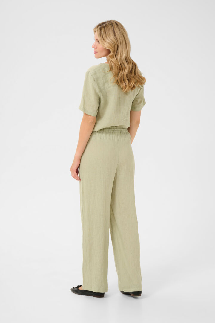Cream CRBellis Linen Pant