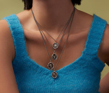 Lionhearted Sterling Silver 20" Fine Curb