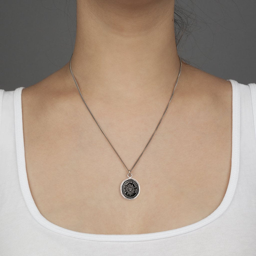 Pyrrha Higher Power Sterling Silver 20" Fine Curb