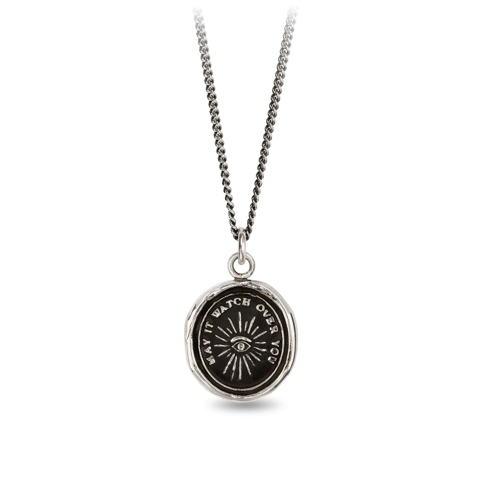 Pyrrha Higher Power Sterling Silver 20" Fine Curb
