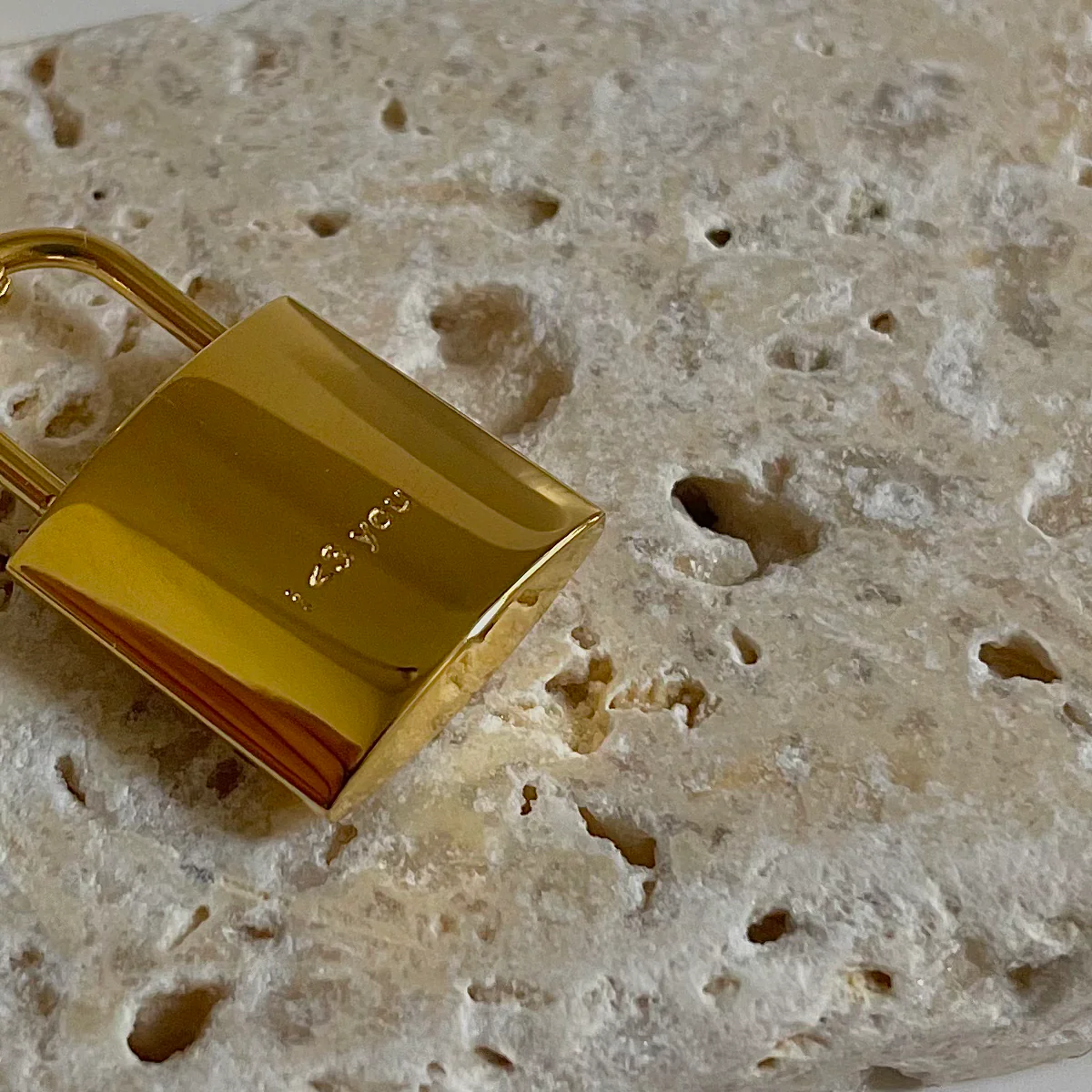 Namaste Jewelry Love Lock- Gold
