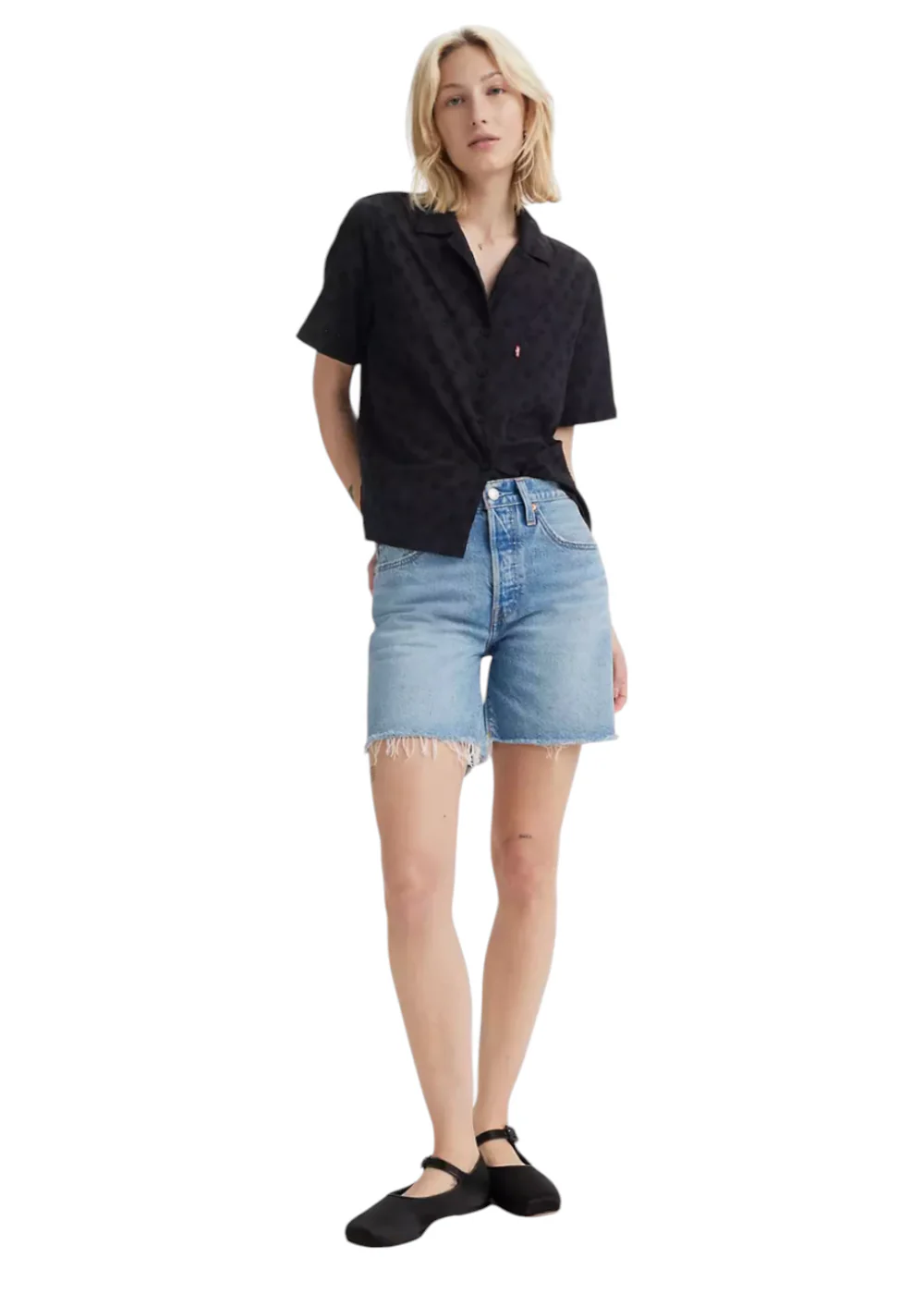 Levi Strauss & Co. 501 Mid Thigh Short, Fun Flare