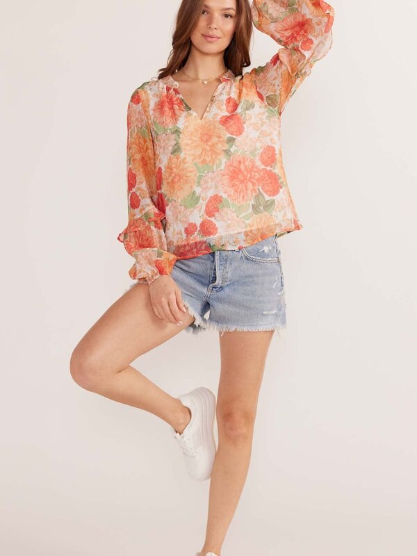 Mink Pink Aida LS Blouse