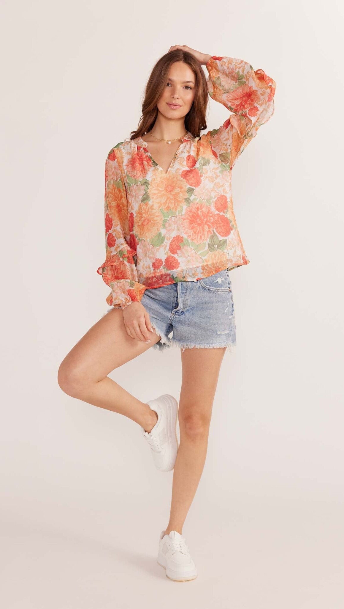 Mink Pink Aida LS Blouse