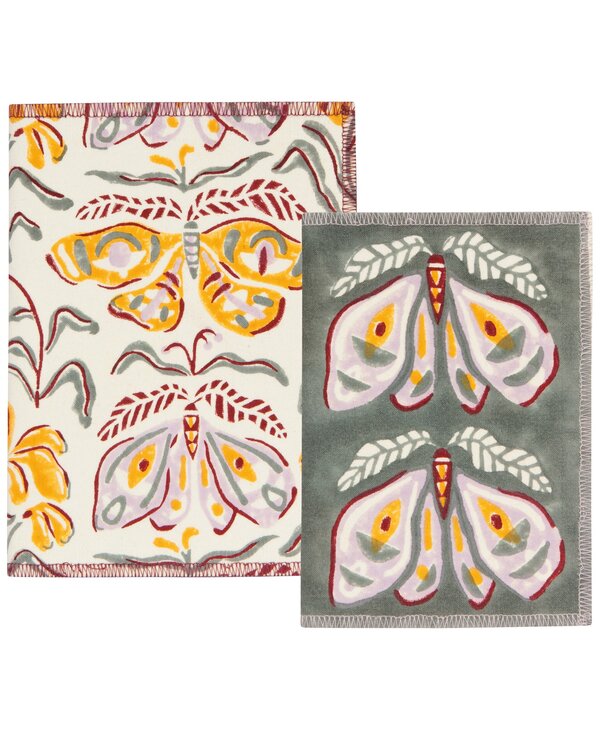 Danica Nocturna Block Print Notebooks Set of 2