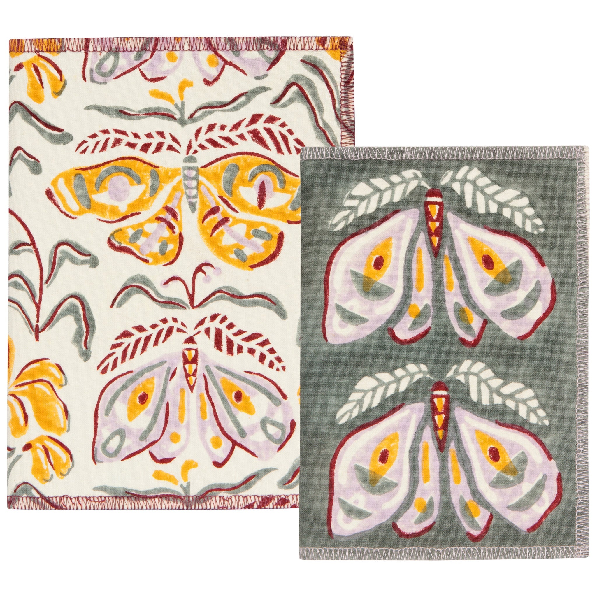 Danica Nocturna Block Print Notebooks Set of 2