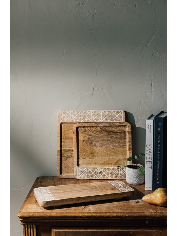 Danica Nosh Mango Wood Plate