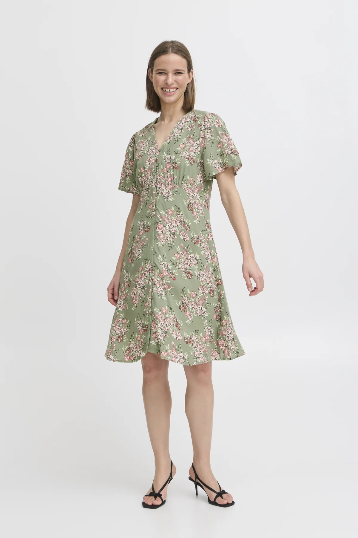 B.Young BYMMJOELLA Short VNeck Dress