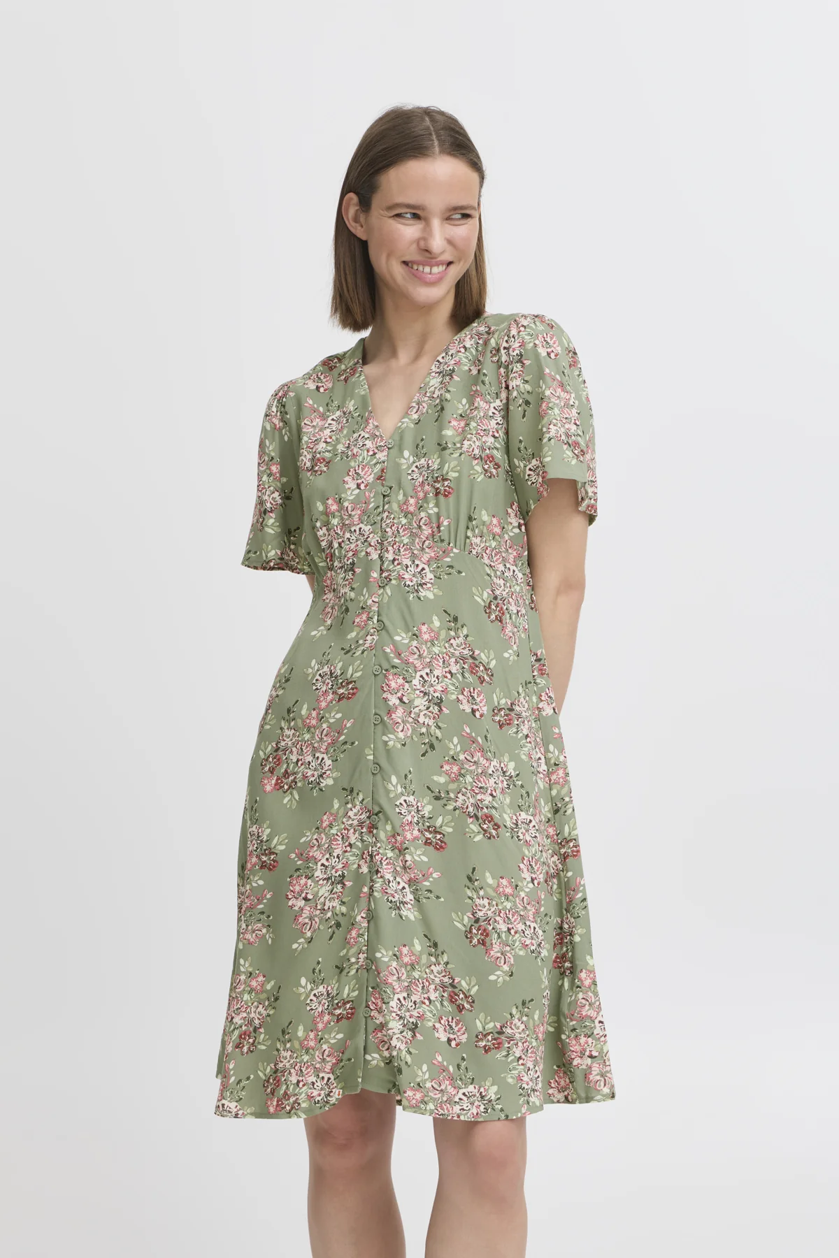 B.Young BYMMJOELLA Short VNeck Dress