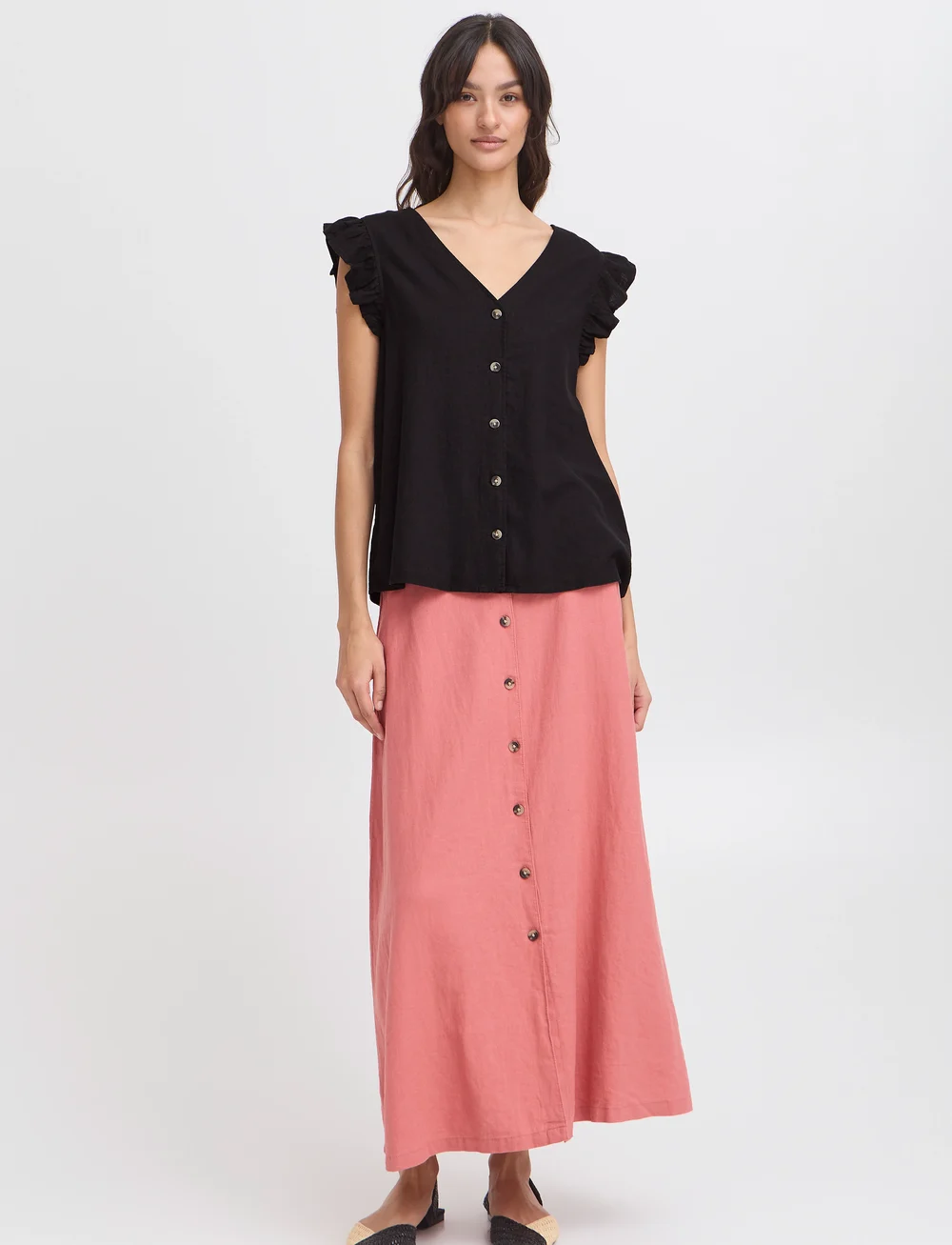 B.Young BYFALAKKA Ruffle Shirt
